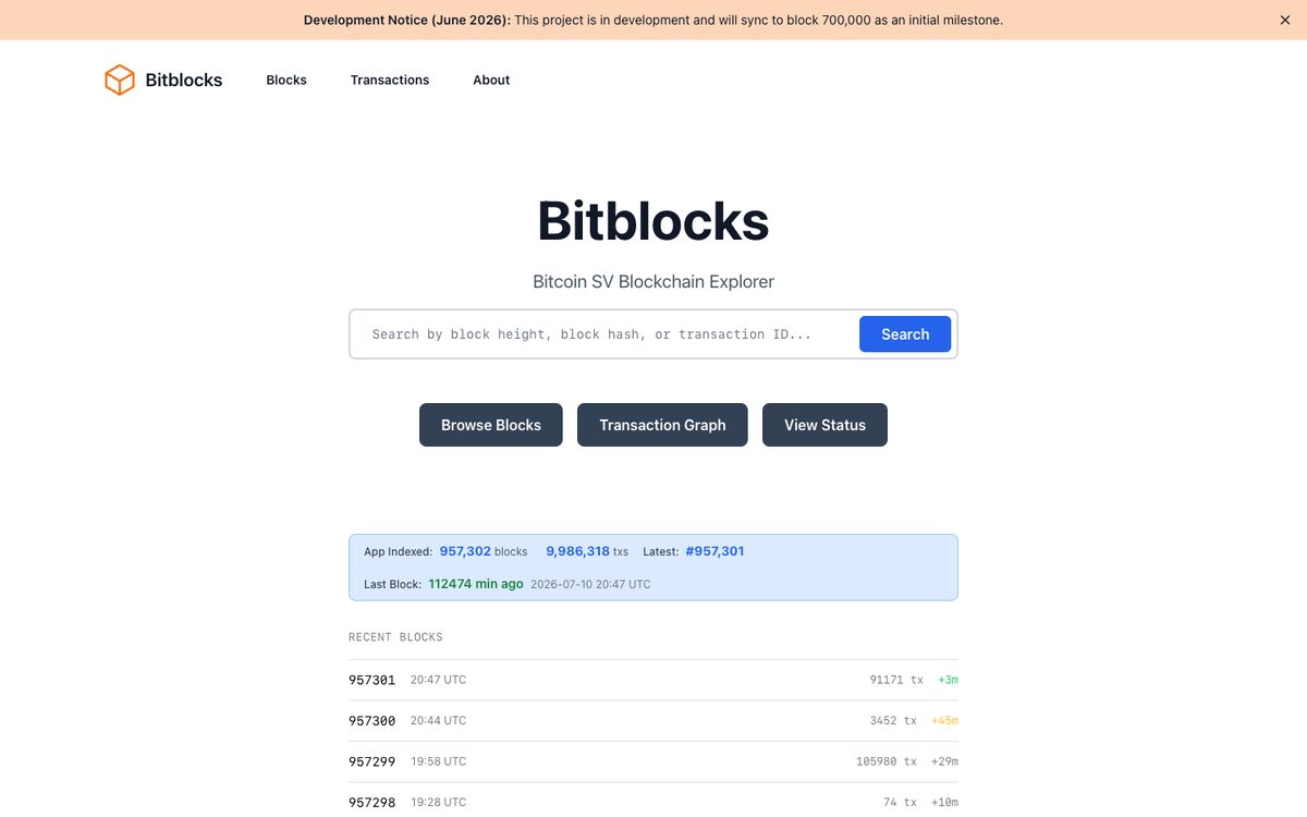Screenshot of Bitblocks